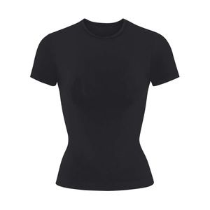 NWT Skims Women's Soft Smoothing Seamless Short Sleeve T-Shirt  Eclipse
